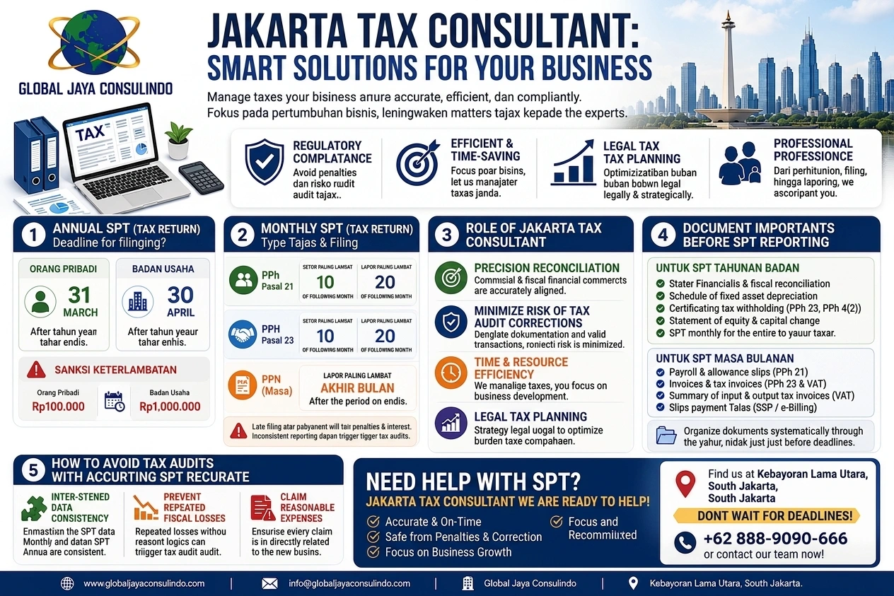 The Vital Role of Jakarta Tax Consultants for Companies