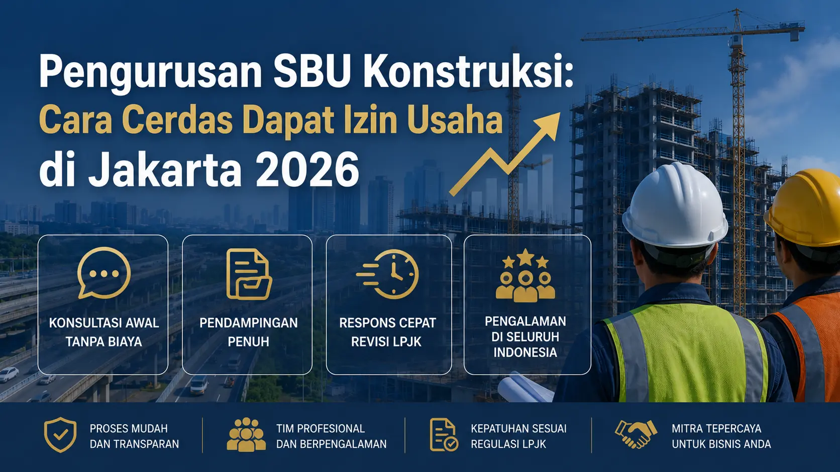 Оформление строительного SBU в Джакарте: услуги
